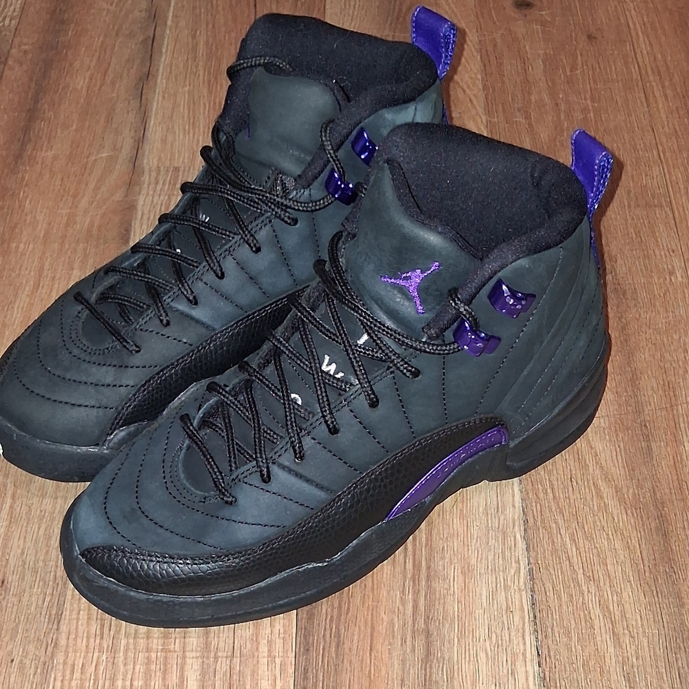 Jordan 12 Retro Dark Concord Youth Shoes